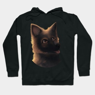 Old German sheperd pup Hoodie